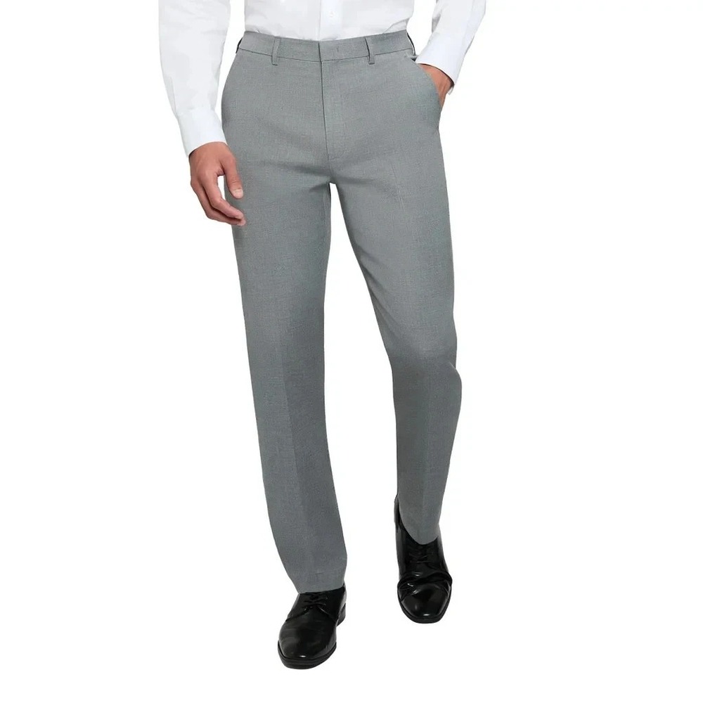 Calvin Klein Men's Slim Fit Dress Pant, Gray, Size: 40x30, New